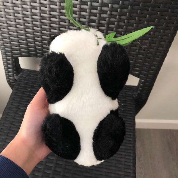 panda with bamboo plush stuffed animal toy - Picture 4 of 4